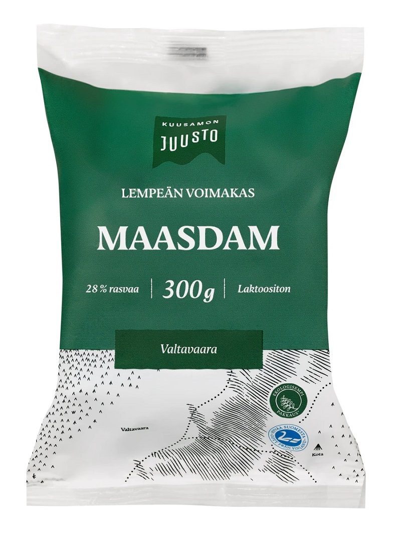 Kuusamon Juusto Maasdam Suomi 300g